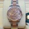 Rolex Datejust 31mm Everose Gold/Stainless Steel Floral Dial