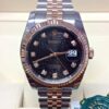 Rolex Datejust 36 Black Jubilee design set with diamonds Dial 116231