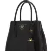 Prada Double Mini Bag in Black Saffiano Leather