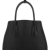 Prada Double Mini Bag in Black Saffiano Leather