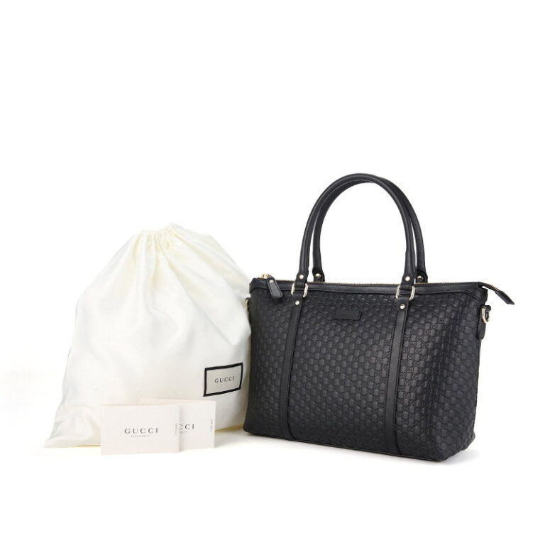 Gucci Guccissima Black Tote