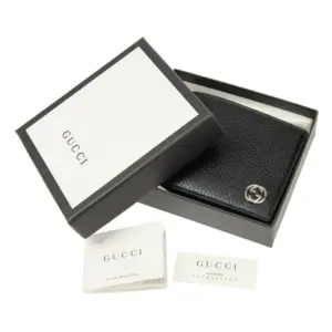 Gucci Dollar Calfskin Bi-Fold Wallet