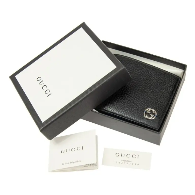 Gucci Dollar Calfskin Bi-Fold Wallet