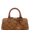 MCM Ella Mini Cognac Boston Bag