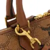 MCM Ella Mini Cognac Boston Bag